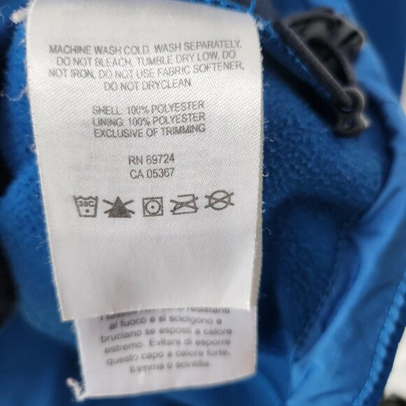 Columbia Sportswear Men’s Hooded Jacket Size Large Blue White Zipper - Picture 12 of 16